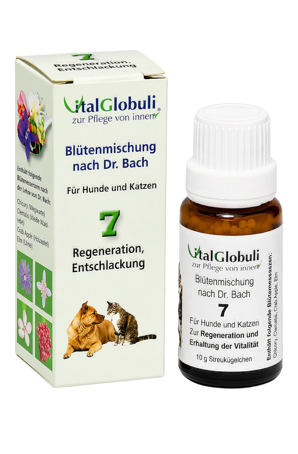 VitalGlobuli Nr. 7 Entschlackung Bachblütenmischung – 10 g Globuli
