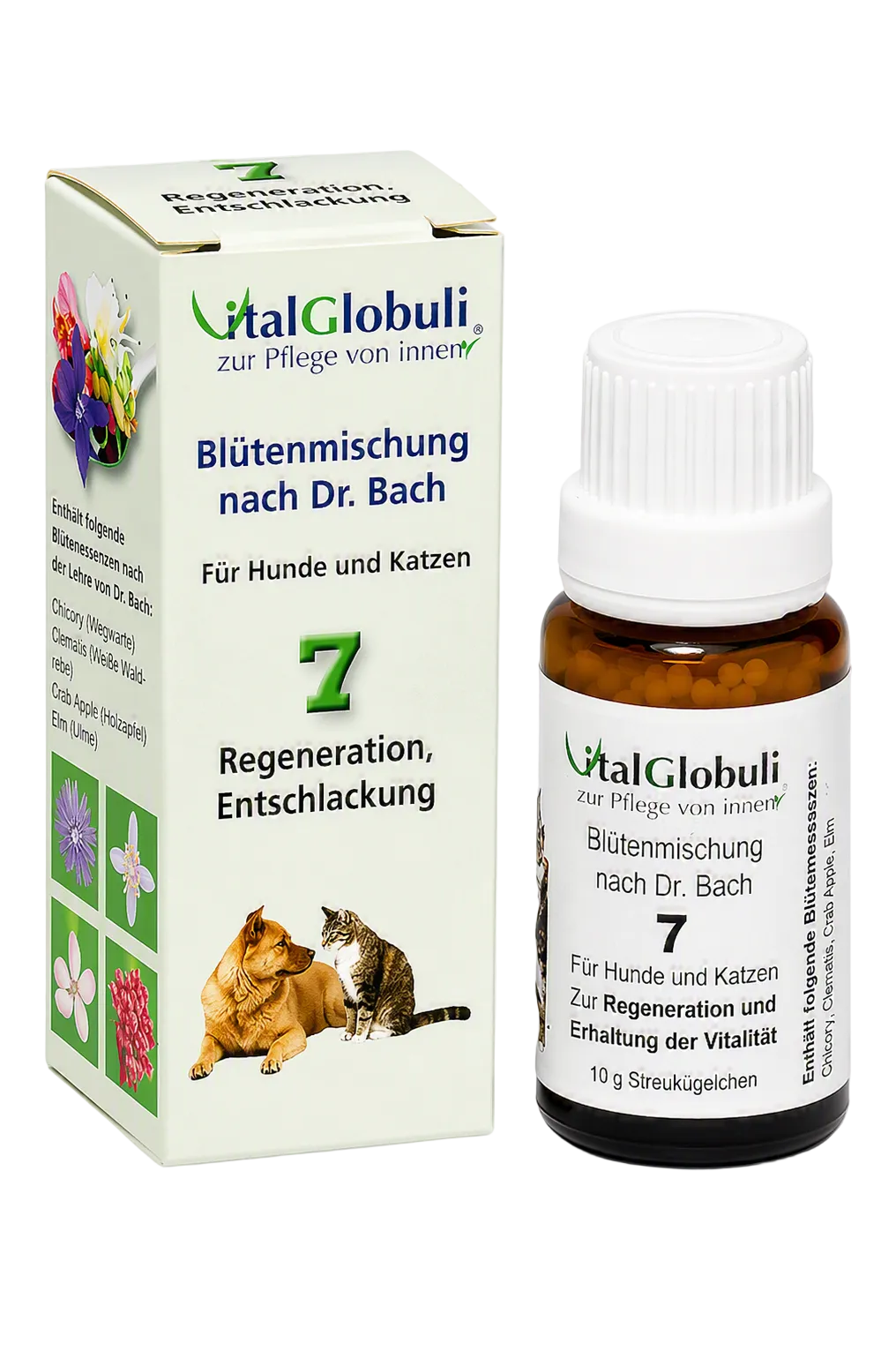 VitalGlobuli Nr. 7 Entschlackung Bachblütenmischung für Hunde und Katzen